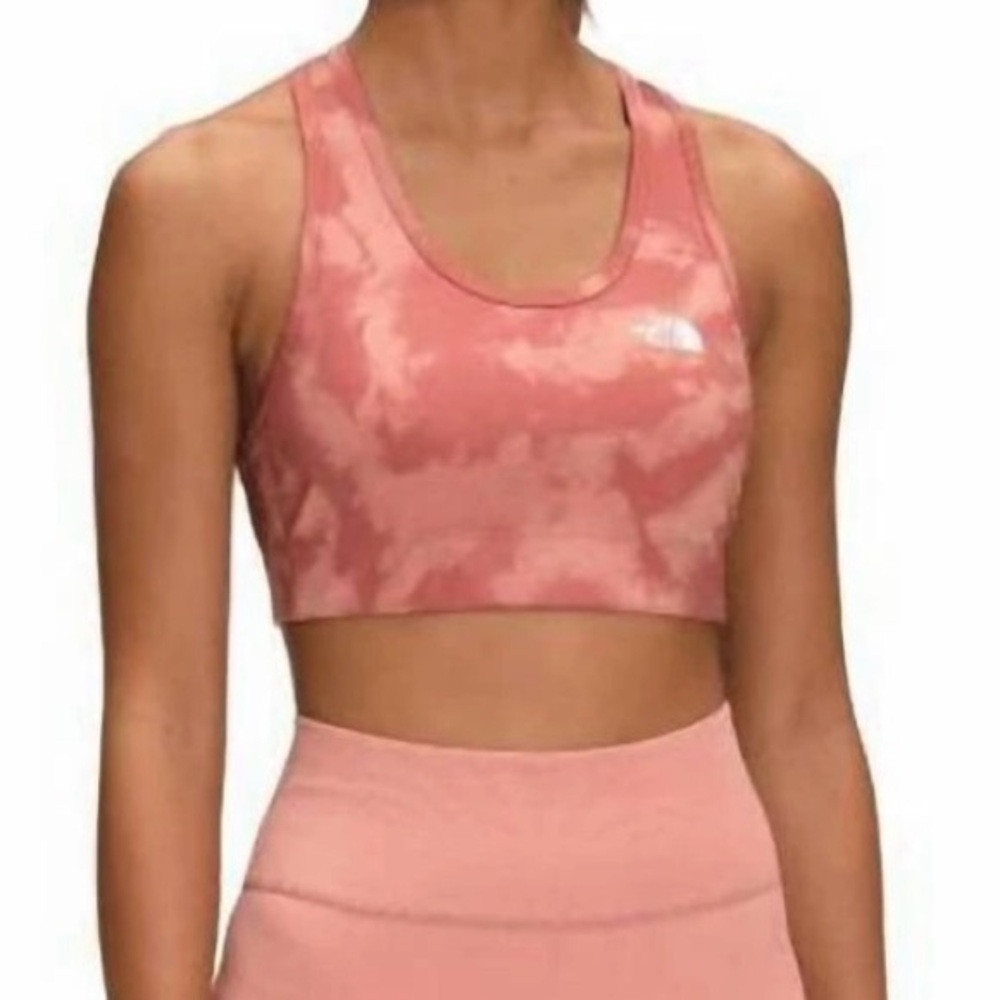 The North Face Pink Tie-Dye Sports Bra
